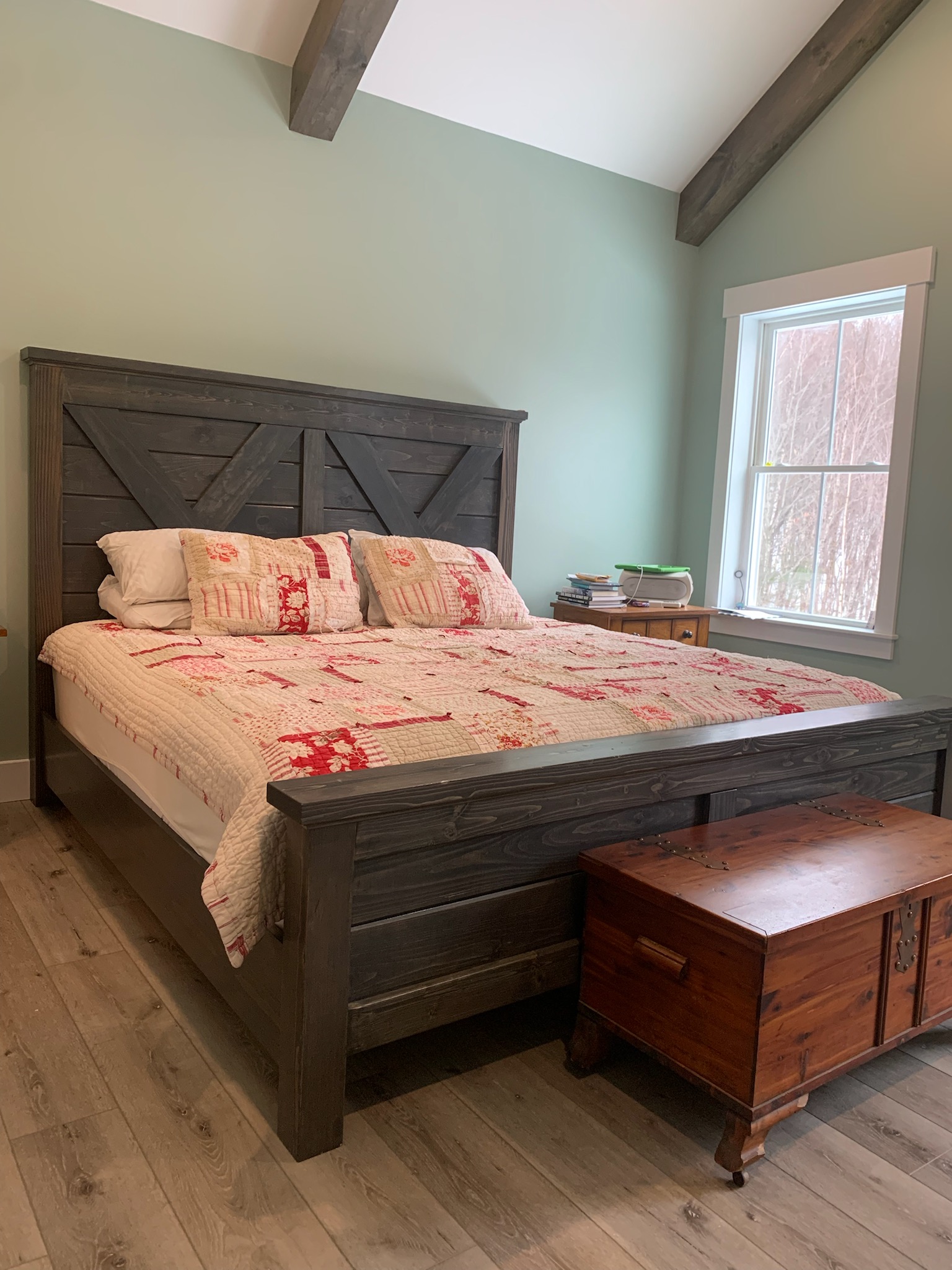 Farmhouse bed frame