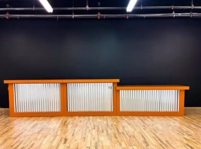 Custom Made Reception Desks | Toffee Glaze