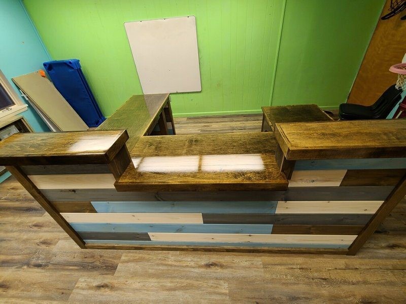 Custom Made Lobby Desk and Reception