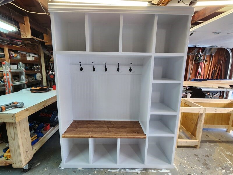 GilmantonHallTree7FootTall - Fathers Hands Woodworks