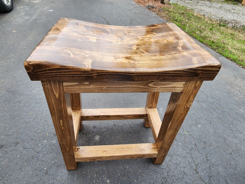 Walnut stain | Not Just Another Kitchen Barstool