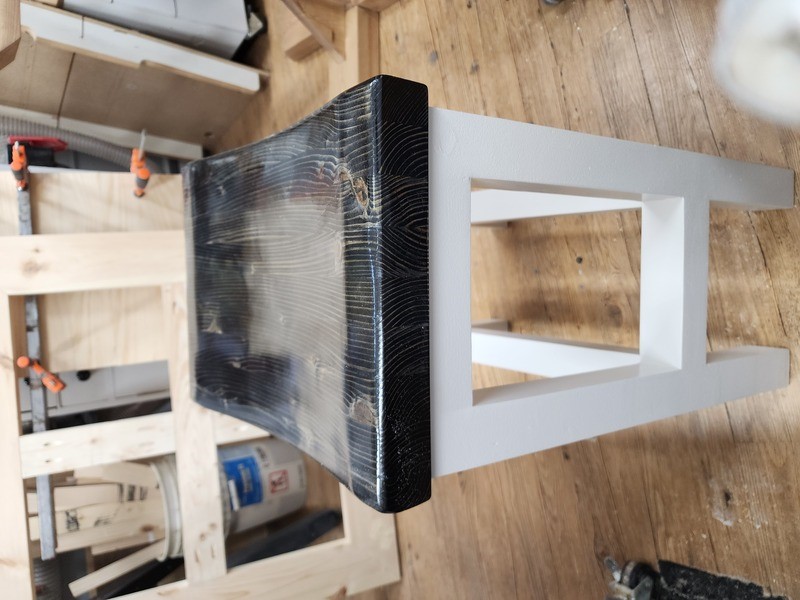 Not Just Another Kitchen Stool Ebony Finish