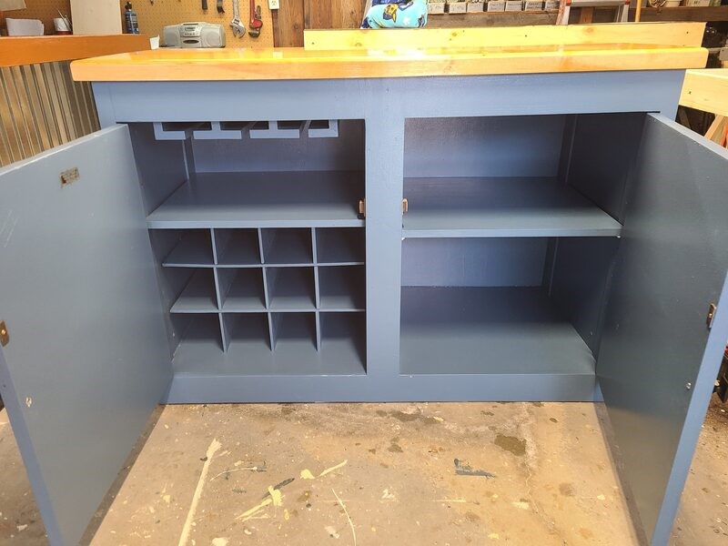 Wine Buffet Doors Open