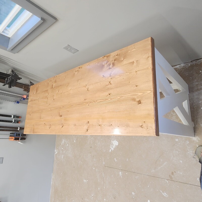 Chocorua console table view from top