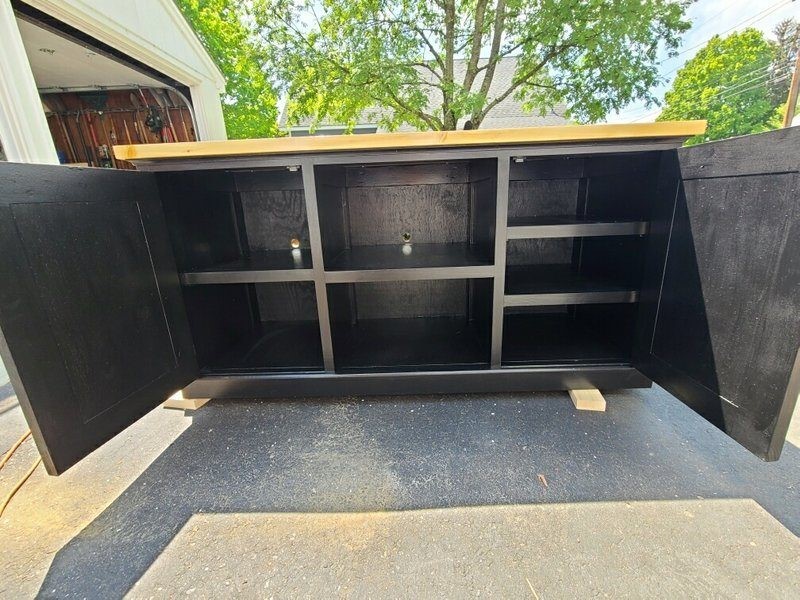 Fathers Hands Woodworks Custom Entertainment Center